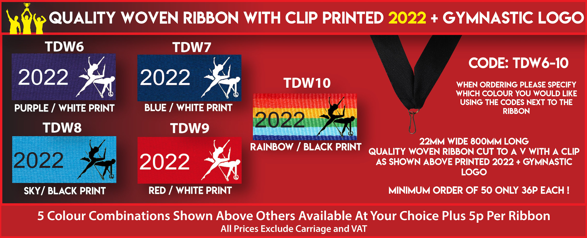 Ts 2 2022 Gymnastics Ribbon TDW
